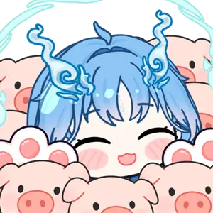 雾雪清宵表情包 11N01_被猪猪包围了