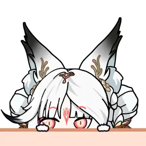 雾雪心月狐表情包 N07_哦吼