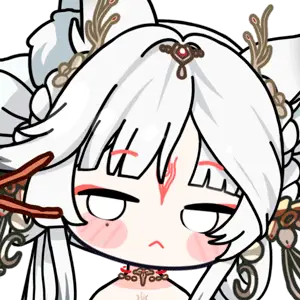 雾雪心月狐表情包 EX08_被戳戳
